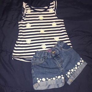 Cute Summer Top & Short Set